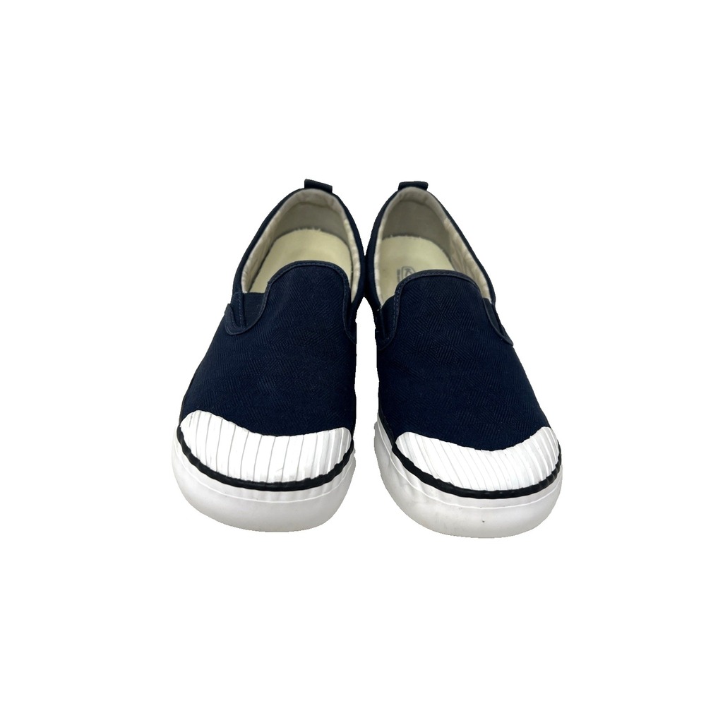 Keen Shoes Womens 9 Elsa Slip On Sneakers Navy Canvas Low Top Comfort Beach Trip - Picture 3 of 8